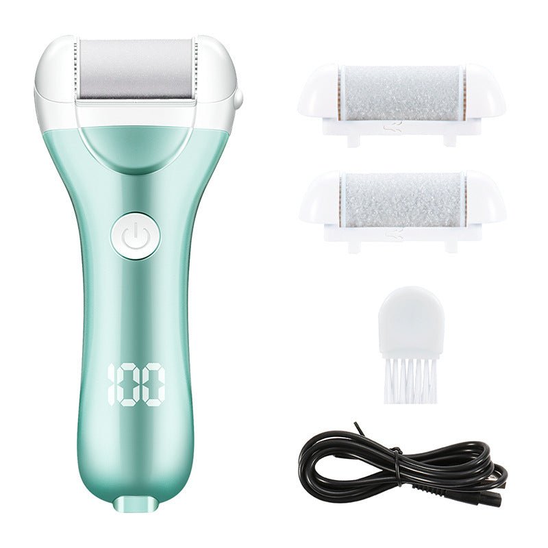 Charged Electric Foot File For Heels Grinding Pedicure Tools Professional Foot Care Tool Dead Hard Skin Callus Remover - Trend VibeCharged Electric Foot File For Heels Grinding Pedicure Tools Professional Foot Care Tool Dead Hard Skin Callus RemoverCJ dropshipping supplier0Green