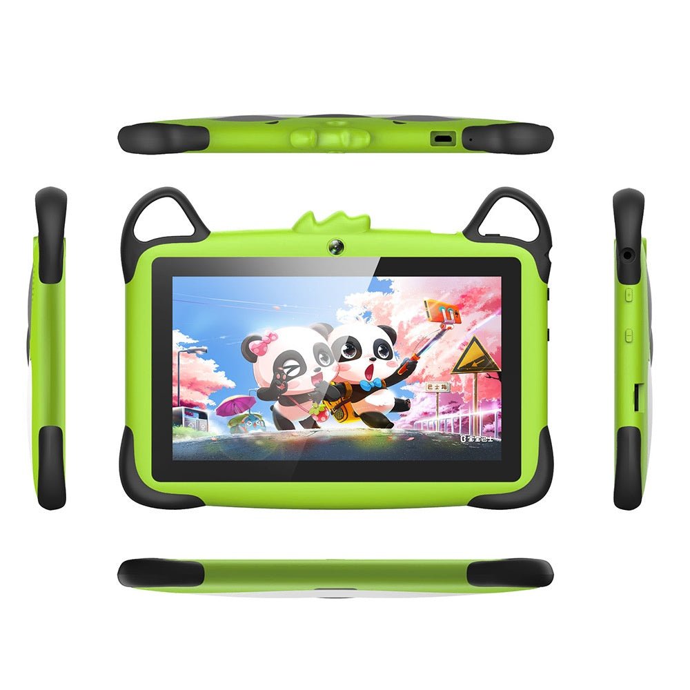 Cross - border E - commerce Wholesale Android 7 - inch Wifi Smart Learning Machine Tutor Machine OEM Children's Tablet Computer - Trend VibeCross - border E - commerce Wholesale Android 7 - inch Wifi Smart Learning Machine Tutor Machine OEM Children's Tablet ComputerCJ dropshipping supplier01GBGreen