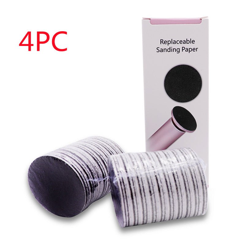 Electric Foot Callus Remover Foot Care File Heels Dead Skin Pedicure Tool Electronic Foot Grinder And Replacement Sandpaper - Trend VibeElectric Foot Callus Remover Foot Care File Heels Dead Skin Pedicure Tool Electronic Foot Grinder And Replacement SandpaperCJ dropshipping supplier0No100 degree frosted sheet 4PC