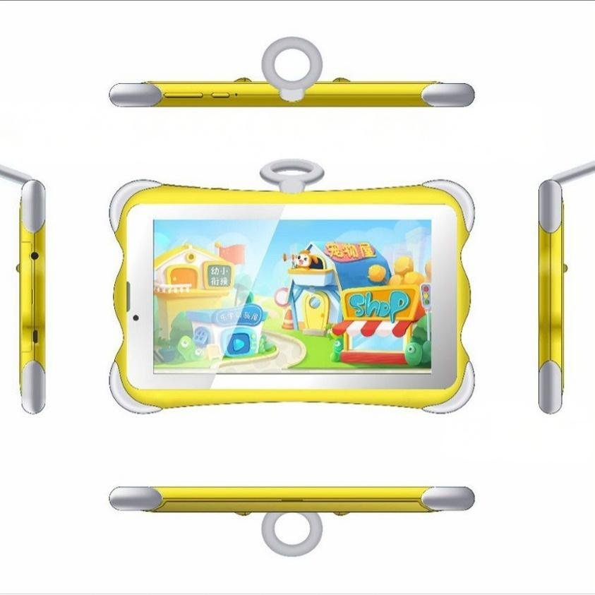 New 7 - inch Children's Learning Tablet With Stand 3G Call - Trend VibeNew 7 - inch Children's Learning Tablet With Stand 3G CallCJ dropshipping supplier0British standard chargerCartoon Yellow