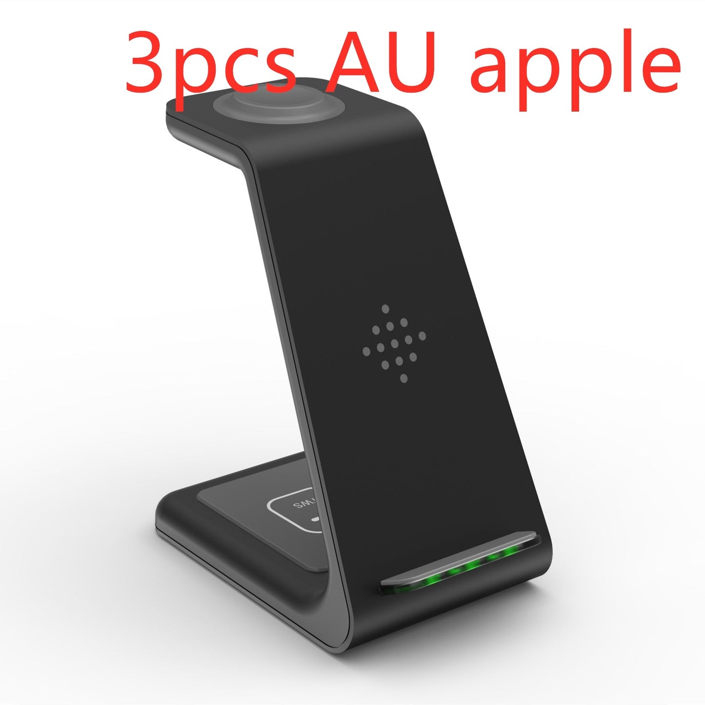 3 In 1 Fast Charging Station Wireless Charger Stand Wireless Quick Charge Dock For Phone Holder - Trend Vibe3 In 1 Fast Charging Station Wireless Charger Stand Wireless Quick Charge Dock For Phone HolderCJ dropshipping supplierWireless ChargerApple EU plugBlack