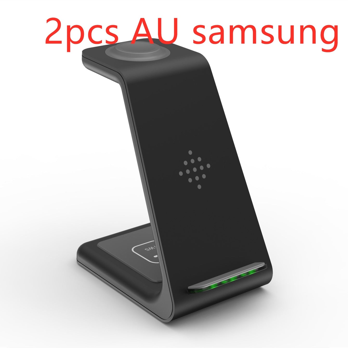 3 In 1 Fast Charging Station Wireless Charger Stand Wireless Quick Charge Dock For Phone Holder - Trend Vibe3 In 1 Fast Charging Station Wireless Charger Stand Wireless Quick Charge Dock For Phone HolderCJ dropshipping supplierWireless ChargerApple EU plugBlack