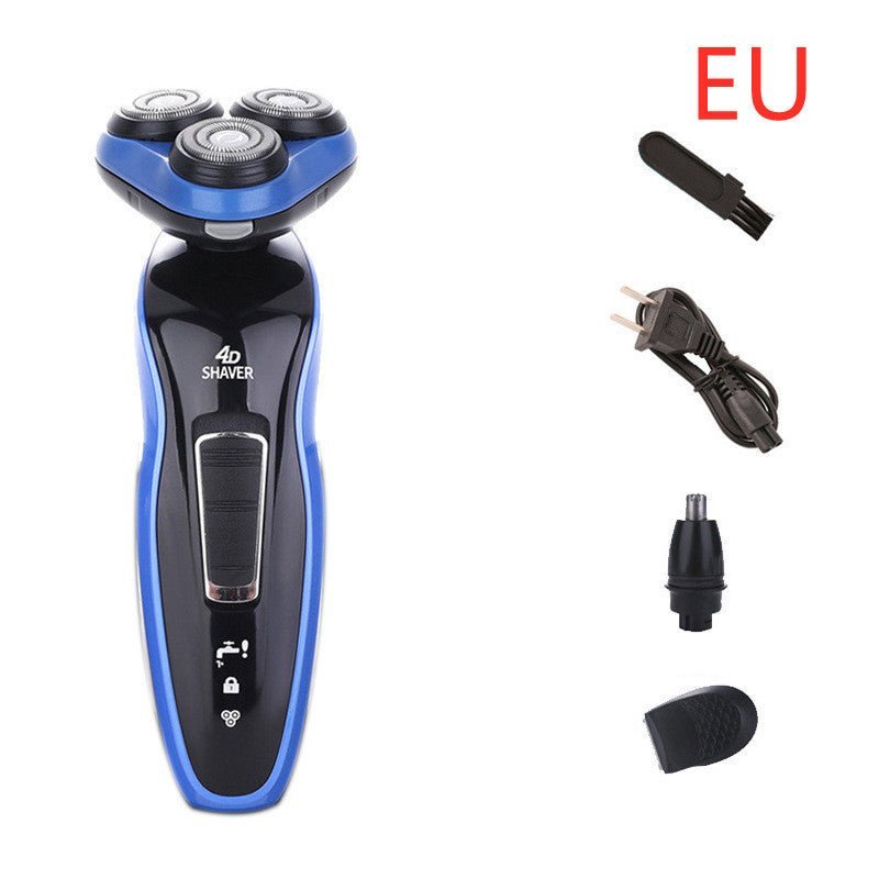 4 In 1 Electric Shaver Triple Blade Razor Men Clipper Rechargeable Trimmer - Trend Vibe4 In 1 Electric Shaver Triple Blade Razor Men Clipper Rechargeable TrimmerCJ dropshipping supplier0Three in one set EU