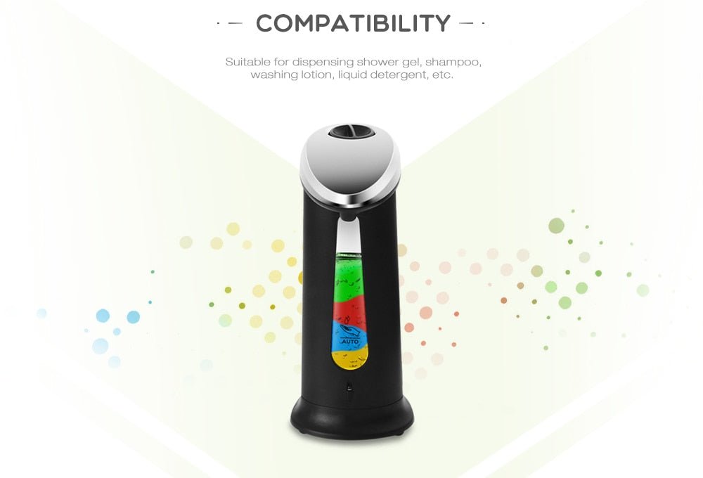 Automatic Liquid Soap Dispenser Smart Sensor Touchless 400Ml - Trend VibeAutomatic Liquid Soap Dispenser Smart Sensor Touchless 400MlCJ dropshipping supplier0Black 4pcs