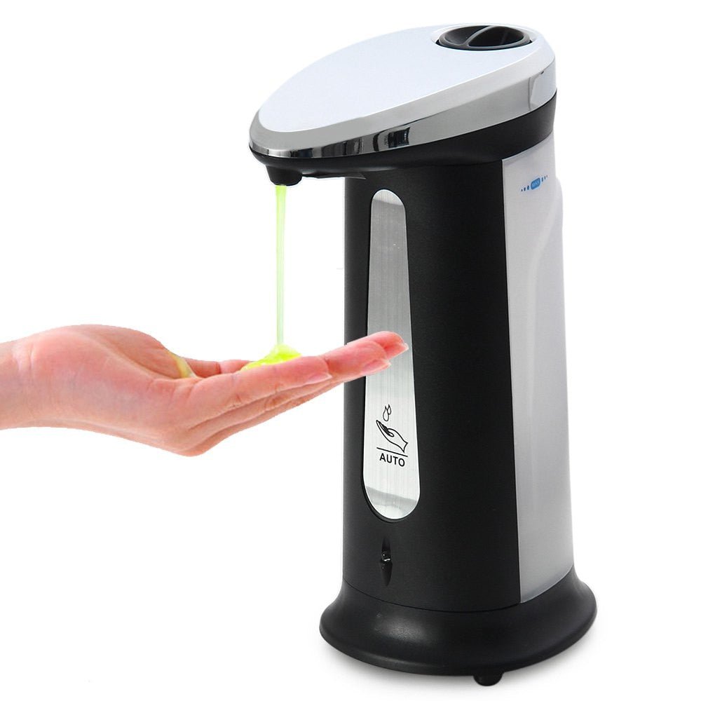 Automatic Liquid Soap Dispenser Smart Sensor Touchless 400Ml - Trend VibeAutomatic Liquid Soap Dispenser Smart Sensor Touchless 400MlCJ dropshipping supplier0Black