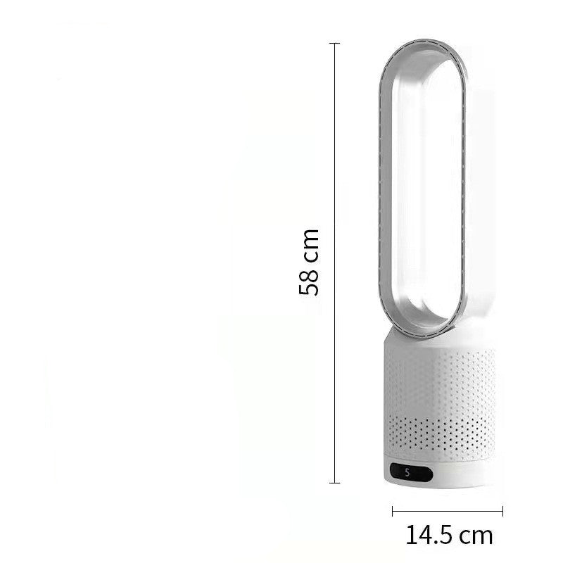 Bladeless Fan Household Electric Fan Without Mute - Trend VibeBladeless Fan Household Electric Fan Without MuteCJ dropshipping supplier0110V US20inch silver