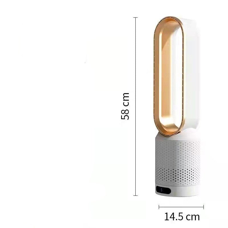 Bladeless Fan Household Electric Fan Without Mute - Trend VibeBladeless Fan Household Electric Fan Without MuteCJ dropshipping supplier0110V US20inch gold