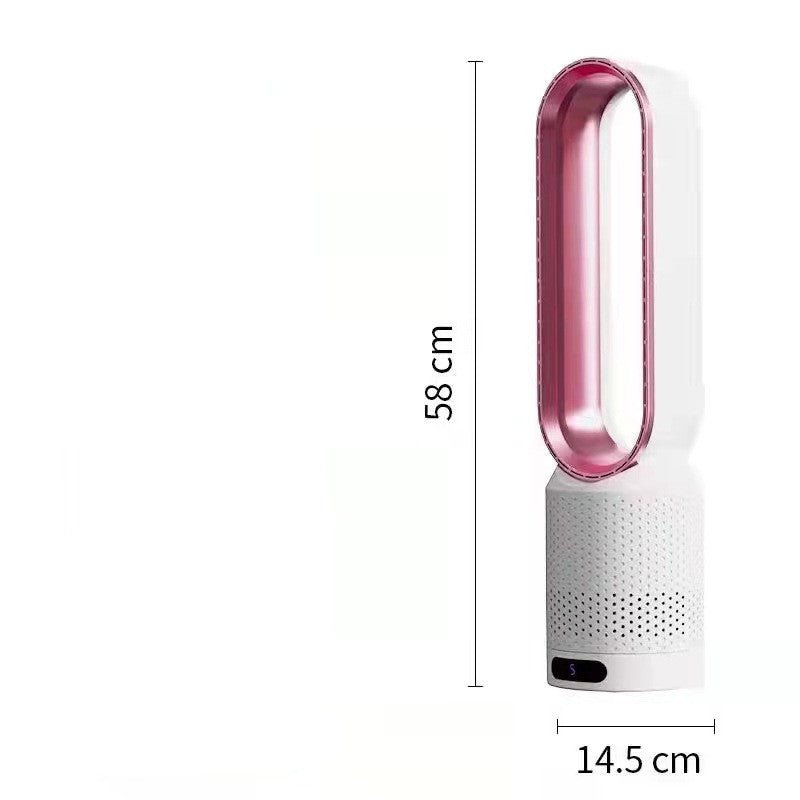 Bladeless Fan Household Electric Fan Without Mute - Trend VibeBladeless Fan Household Electric Fan Without MuteCJ dropshipping supplier0110V US20inch pink