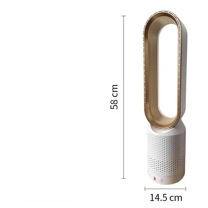 Bladeless Fan Household Electric Fan Without Mute - Trend VibeBladeless Fan Household Electric Fan Without MuteCJ dropshipping supplier0110V US20Inch Gold Button