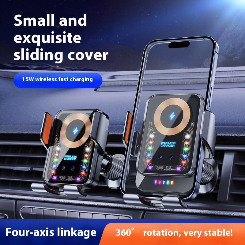 Car Wireless Charging Stand Fast Charge 15W High Power Automobile Phone Holder Gravity - Trend VibeCar Wireless Charging Stand Fast Charge 15W High Power Automobile Phone Holder GravityCJ dropshipping supplier0Black