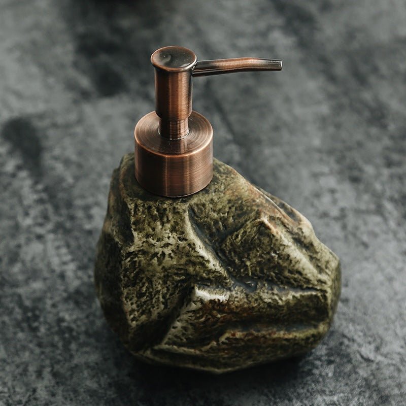 Ceramic Retro Stone Dispenser Soap Dispenser - Trend VibeCeramic Retro Stone Dispenser Soap DispenserCJ dropshipping supplier0B