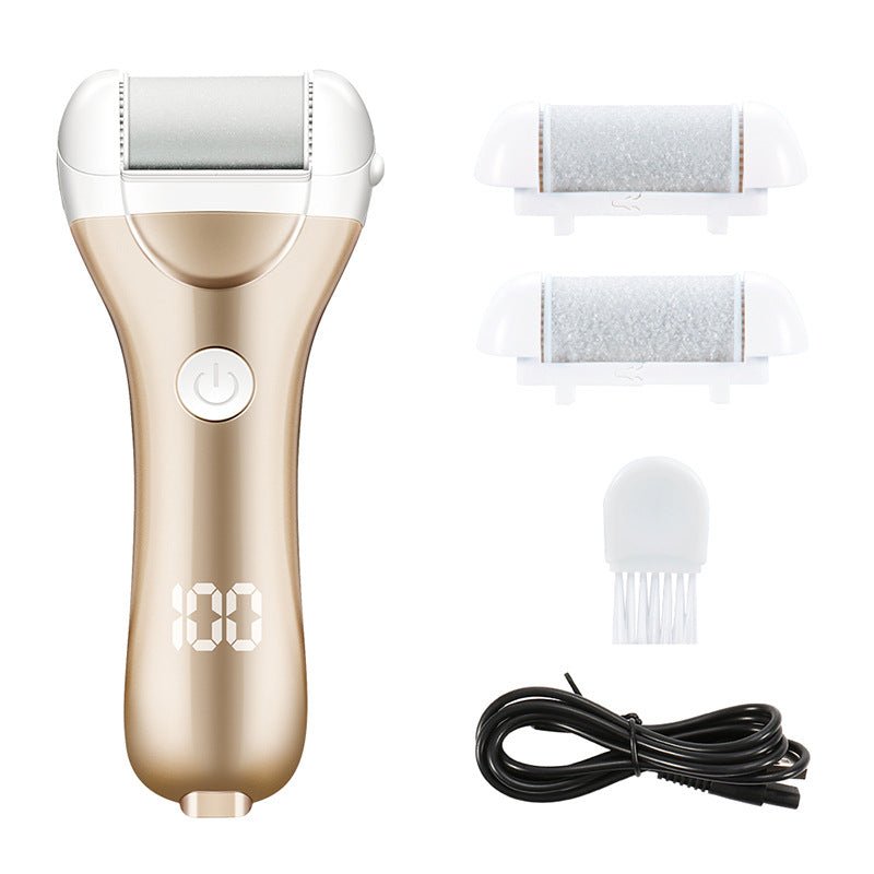 Charged Electric Foot File For Heels Grinding Pedicure Tools Professional Foot Care Tool Dead Hard Skin Callus Remover - Trend VibeCharged Electric Foot File For Heels Grinding Pedicure Tools Professional Foot Care Tool Dead Hard Skin Callus RemoverCJ dropshipping supplier0gold