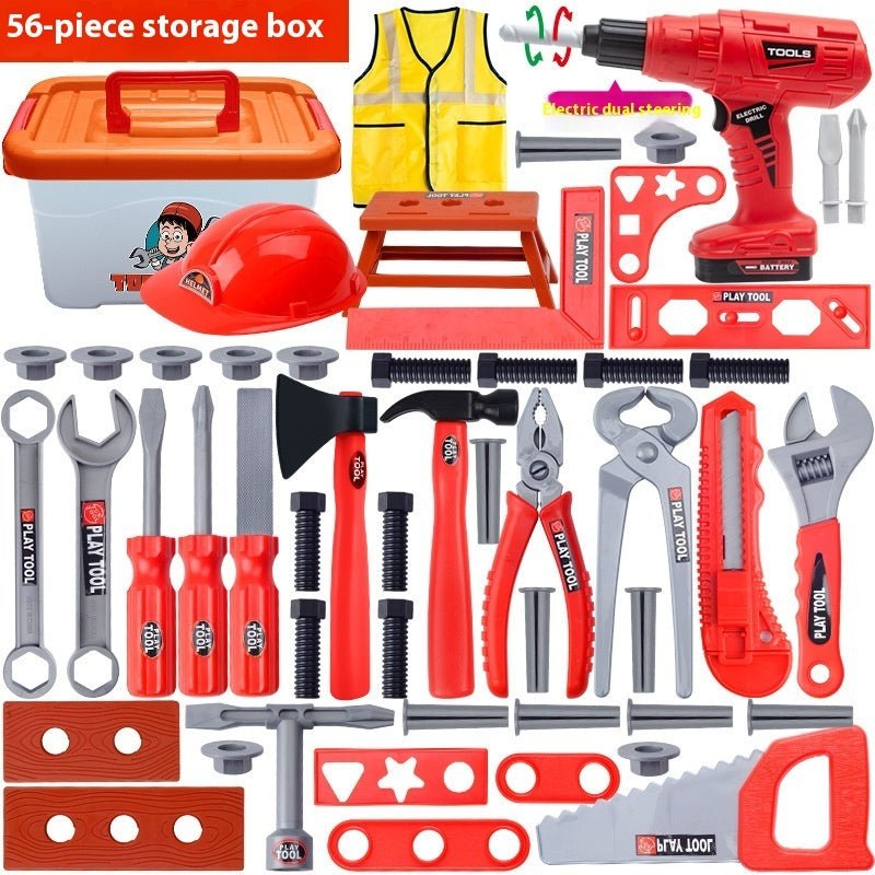 Children's Play House Toys Tool Kit - Trend VibeChildren's Play House Toys Tool KitCJ dropshipping supplier0Storage Box Tools 56 Pieces