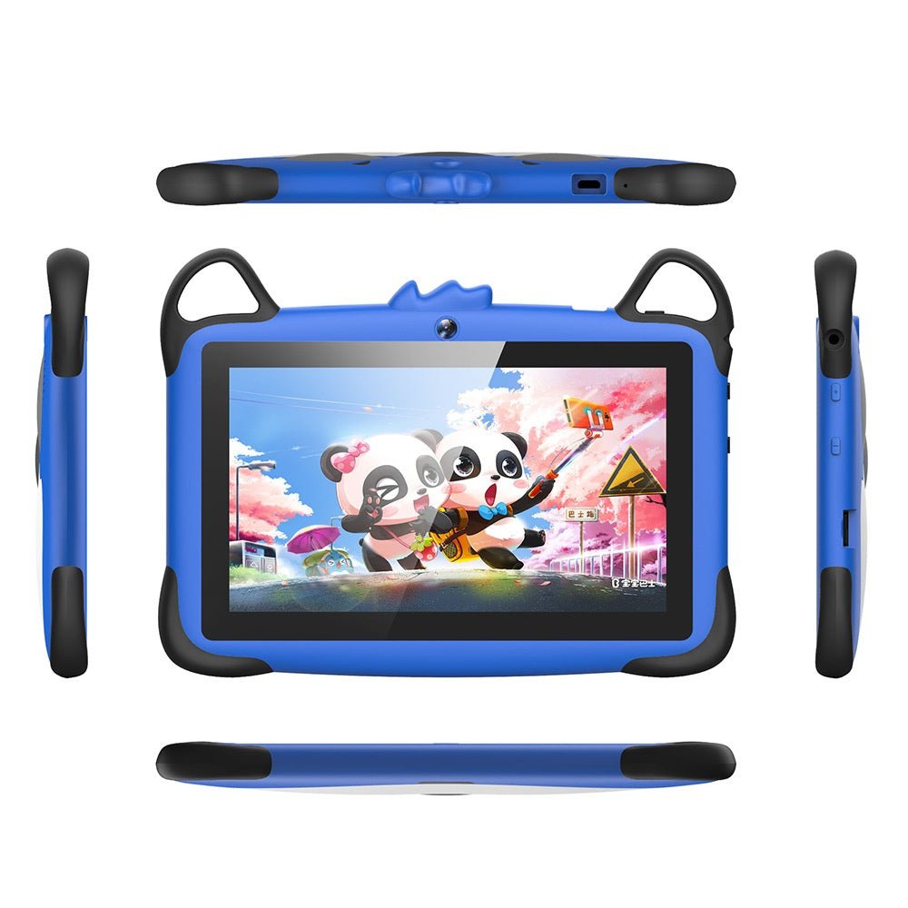 Cross - border E - commerce Wholesale Android 7 - inch Wifi Smart Learning Machine Tutor Machine OEM Children's Tablet Computer - Trend VibeCross - border E - commerce Wholesale Android 7 - inch Wifi Smart Learning Machine Tutor Machine OEM Children's Tablet ComputerCJ dropshipping supplier01GBBlue
