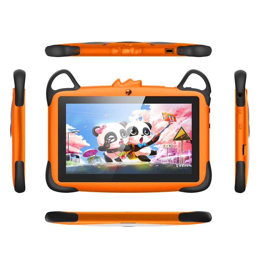Cross - border E - commerce Wholesale Android 7 - inch Wifi Smart Learning Machine Tutor Machine OEM Children's Tablet Computer - Trend VibeCross - border E - commerce Wholesale Android 7 - inch Wifi Smart Learning Machine Tutor Machine OEM Children's Tablet ComputerCJ dropshipping supplier01GBOrange