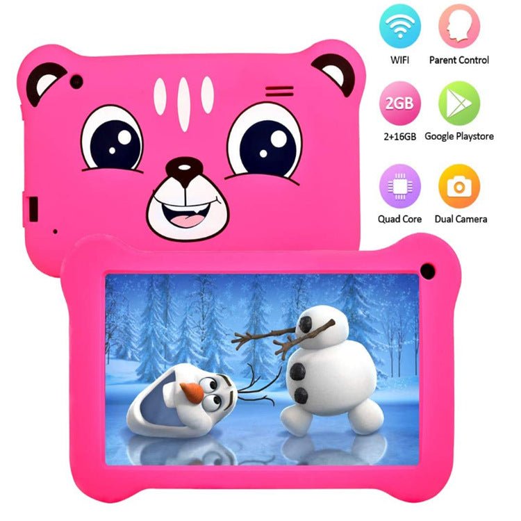 Early Education Learning Machine Tablet Cartoon Tablet - Trend VibeEarly Education Learning Machine Tablet Cartoon TabletCJ dropshipping supplier0512mb/4gBlue