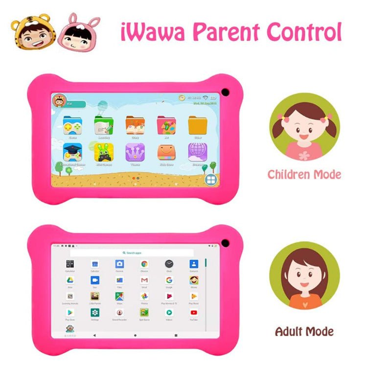 Early Education Learning Machine Tablet Cartoon Tablet - Trend VibeEarly Education Learning Machine Tablet Cartoon TabletCJ dropshipping supplier0512mb/4gBlue