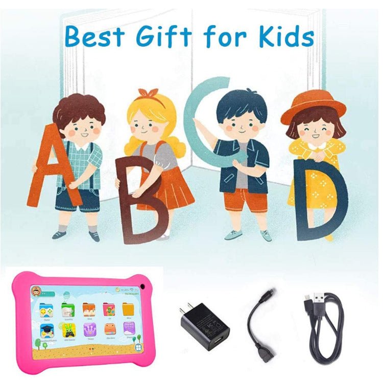Early Education Learning Machine Tablet Cartoon Tablet - Trend VibeEarly Education Learning Machine Tablet Cartoon TabletCJ dropshipping supplier0512mb/4gBlue