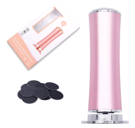 Electric Foot Callus Remover Foot Care File Heels Dead Skin Pedicure Tool Electronic Foot Grinder And Replacement Sandpaper - Trend VibeElectric Foot Callus Remover Foot Care File Heels Dead Skin Pedicure Tool Electronic Foot Grinder And Replacement SandpaperCJ dropshipping supplier0US12V pink