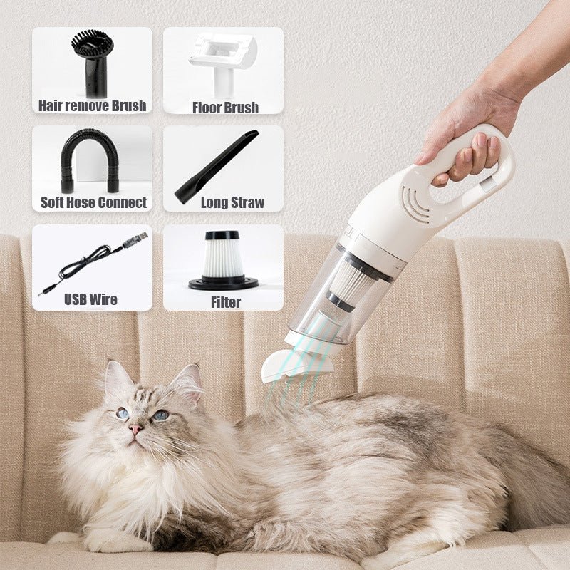 Electric Pet Hair Absorber Absorbing Cat Hair Cleaner Sticking Hair Remover - Trend VibeElectric Pet Hair Absorber Absorbing Cat Hair Cleaner Sticking Hair RemoverCJ dropshipping supplierUSBWhite
