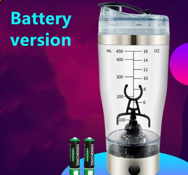 Electric Protein Shake Stirrer USB Shake Bottle Milk Coffee Blender Kettle Sports And Fitness Charging Electric Shaker Cup - Trend VibeElectric Protein Shake Stirrer USB Shake Bottle Milk Coffee Blender Kettle Sports And Fitness Charging Electric Shaker CupCJ dropshipping supplier0USBWhite