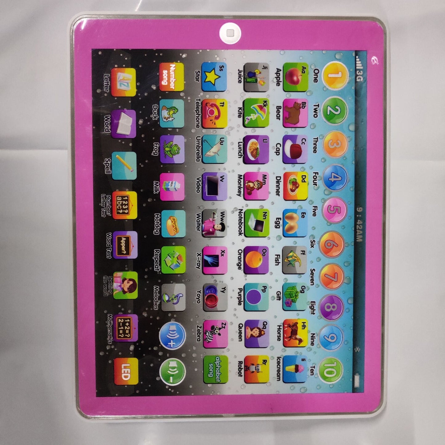 English Tablet Learning Machine Early Education Puzzle Story Machine - Trend VibeEnglish Tablet Learning Machine Early Education Puzzle Story MachineCJ dropshipping supplier0Light Flat Pink