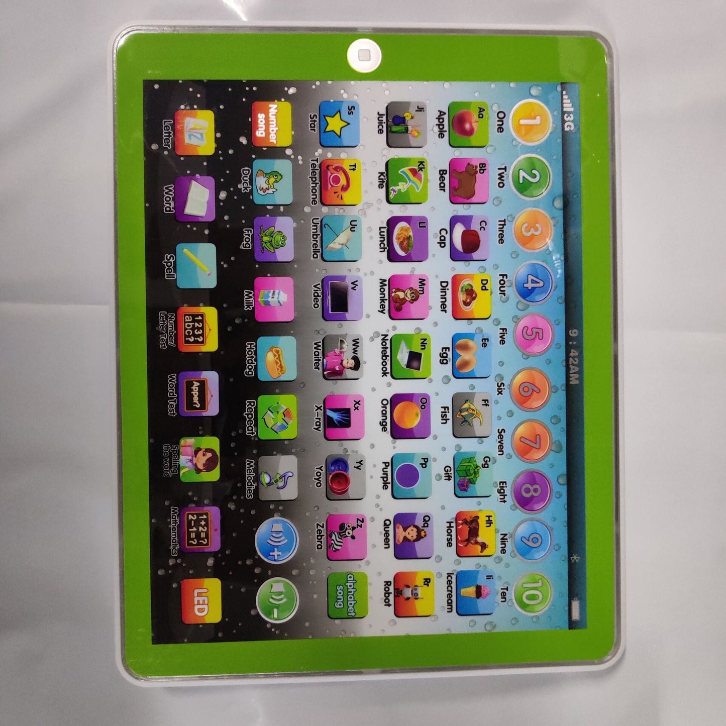 English Tablet Learning Machine Early Education Puzzle Story Machine - Trend VibeEnglish Tablet Learning Machine Early Education Puzzle Story MachineCJ dropshipping supplier0Light Flat Green