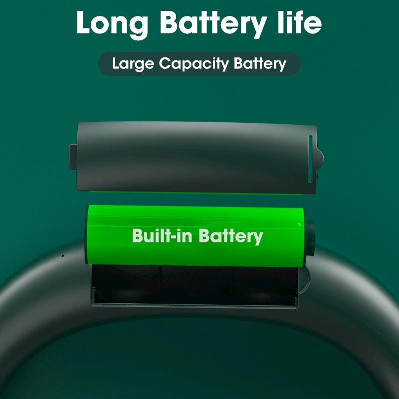 Hanging Neck Fan Bladeless Portable Small Fan - Trend VibeHanging Neck Fan Bladeless Portable Small FanCJ dropshipping supplier0USBBlue