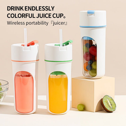 Kitchen Electric Juicer USB Charging Wireless Juices Blender Fruit Orange Mixer Squeezer Machine Ice Crush Cup Food Processor - Trend VibeKitchen Electric Juicer USB Charging Wireless Juices Blender Fruit Orange Mixer Squeezer Machine Ice Crush Cup Food ProcessorCJ dropshipping supplier0Blue