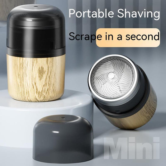 Mini Electric Shaver For Men Pocket Size Washable Rechargeable Portable Cordless Trimmer Knive Face Beard Razor Hair Trimmer - Trend VibeMini Electric Shaver For Men Pocket Size Washable Rechargeable Portable Cordless Trimmer Knive Face Beard Razor Hair TrimmerCJ dropshipping supplier0USBWood Grain 6 Leaf Shaver