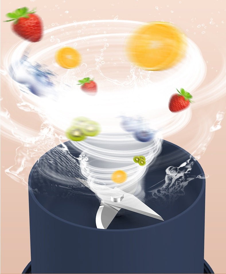 Mini Juicer Juicer Cup USB Wireless Charging Mini Blender - Trend VibeMini Juicer Juicer Cup USB Wireless Charging Mini BlenderCJ dropshipping supplier0Navy