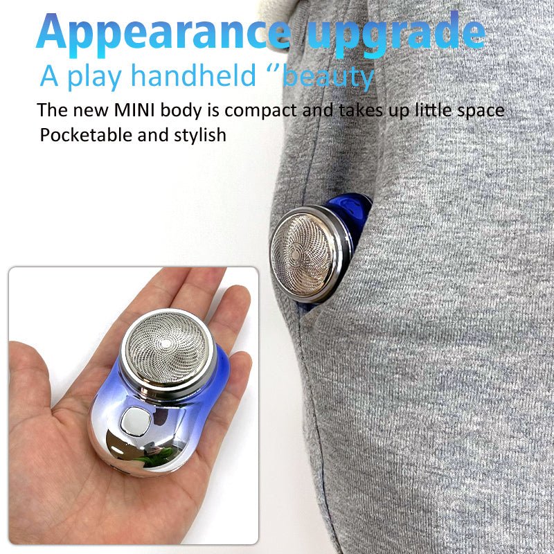 Mini Portable Face Cordless Shavers Rechargeable USB Electric Shaver Wet & Dry Painless Small Size Machine Shaving For Men - Trend VibeMini Portable Face Cordless Shavers Rechargeable USB Electric Shaver Wet & Dry Painless Small Size Machine Shaving For MenCJ dropshipping supplier0USBBlack