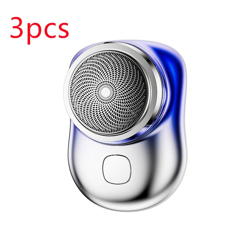 Mini Portable Face Cordless Shavers Rechargeable USB Electric Shaver Wet & Dry Painless Small Size Machine Shaving For Men - Trend VibeMini Portable Face Cordless Shavers Rechargeable USB Electric Shaver Wet & Dry Painless Small Size Machine Shaving For MenCJ dropshipping supplier0USB3pcs Blue