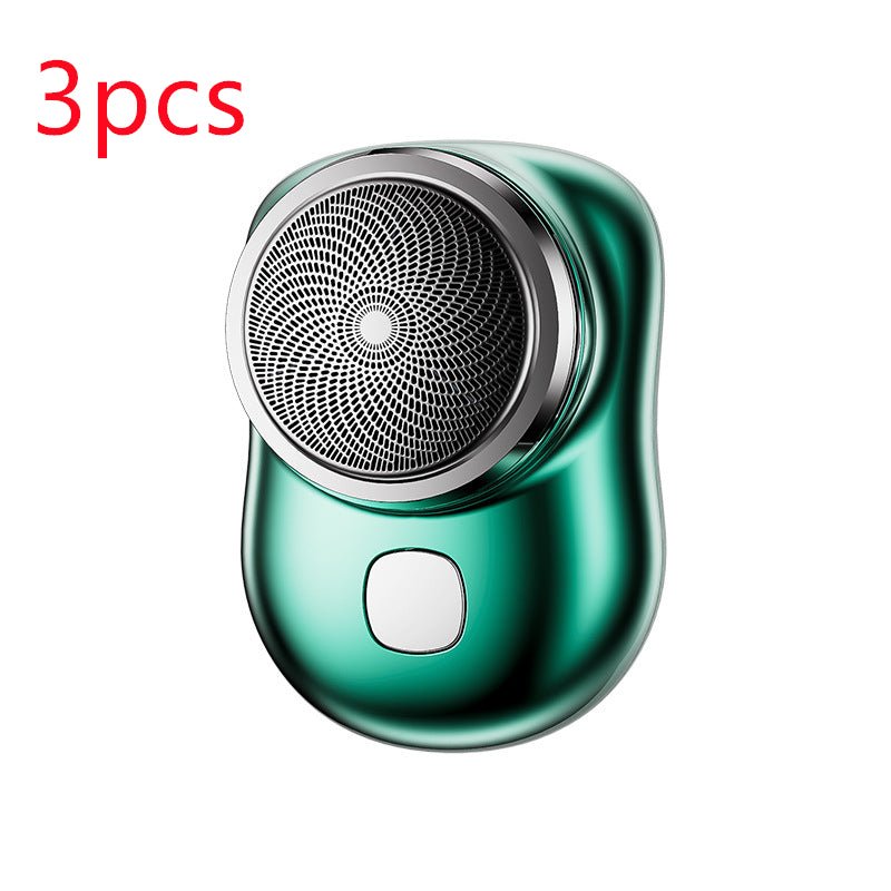Mini Portable Face Cordless Shavers Rechargeable USB Electric Shaver Wet & Dry Painless Small Size Machine Shaving For Men - Trend VibeMini Portable Face Cordless Shavers Rechargeable USB Electric Shaver Wet & Dry Painless Small Size Machine Shaving For MenCJ dropshipping supplier0USB3pcs Green