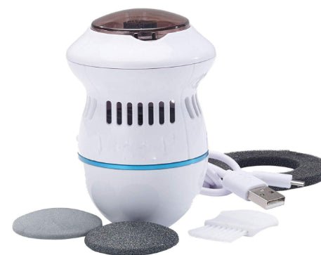 Multifunctional Electric Foot File Grinder Machine Dead Skin Callus Remover - Trend VibeMultifunctional Electric Foot File Grinder Machine Dead Skin Callus RemoverCJ dropshipping supplier0White