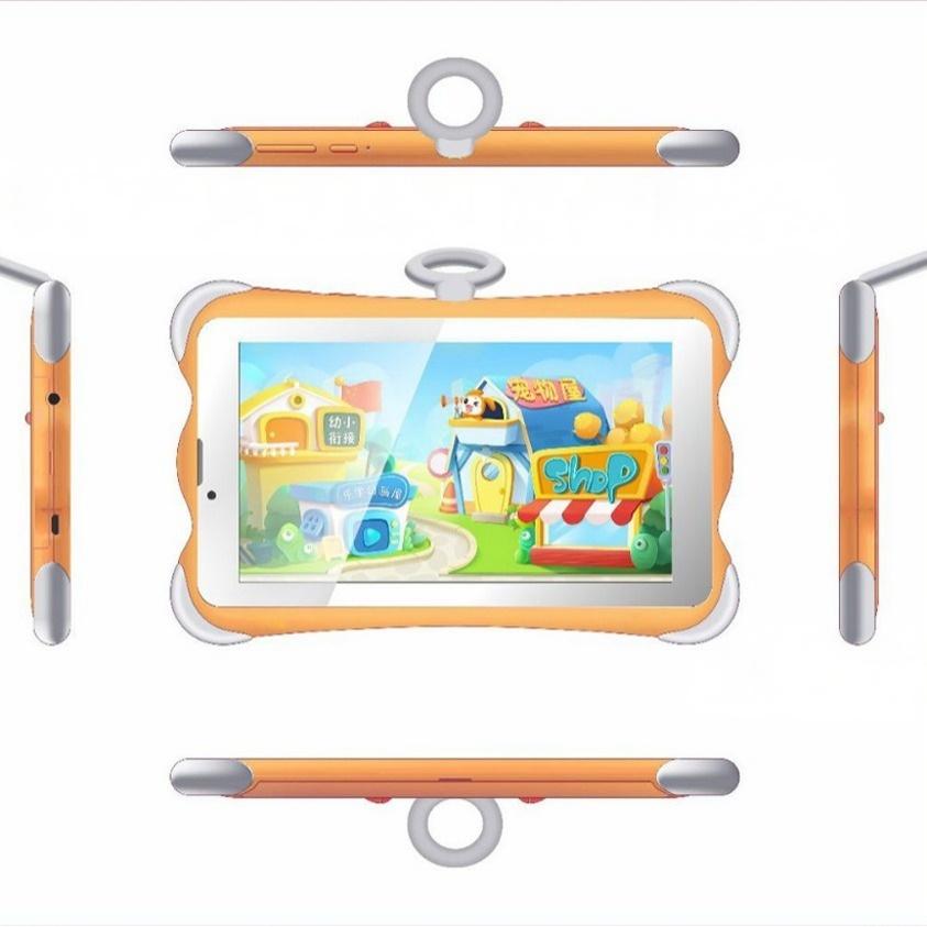 New 7 - inch Children's Learning Tablet With Stand 3G Call - Trend VibeNew 7 - inch Children's Learning Tablet With Stand 3G CallCJ dropshipping supplier0American standard chargerCartoon Orange