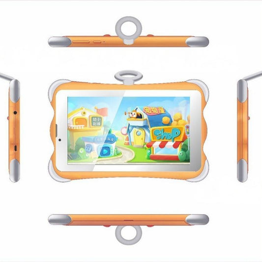 New 7 - inch Children's Learning Tablet With Stand 3G Call - Trend VibeNew 7 - inch Children's Learning Tablet With Stand 3G CallCJ dropshipping supplier0American standard chargerCartoon Orange