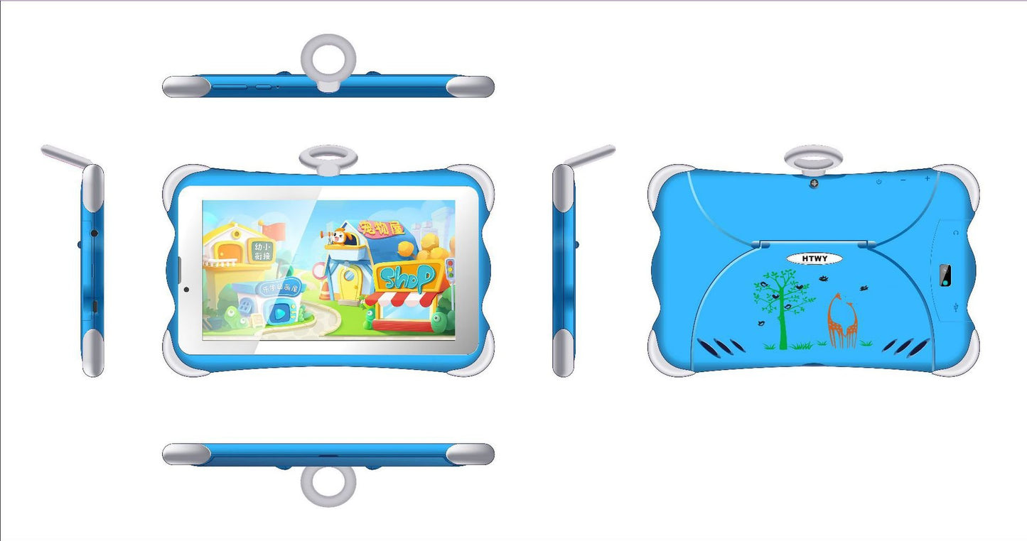 New 7 - inch Children's Learning Tablet With Stand 3G Call - Trend VibeNew 7 - inch Children's Learning Tablet With Stand 3G CallCJ dropshipping supplier0American standard chargerCartoon Orange