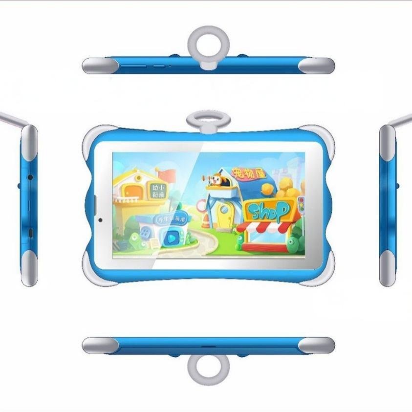New 7 - inch Children's Learning Tablet With Stand 3G Call - Trend VibeNew 7 - inch Children's Learning Tablet With Stand 3G CallCJ dropshipping supplier0British standard chargerCartoon Blue