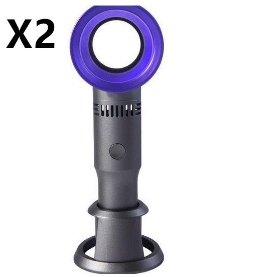 Portable Bladeless Fan - USB Charging - Trend VibePortable Bladeless Fan - USB ChargingCJ dropshipping supplier0Purple 2PCS