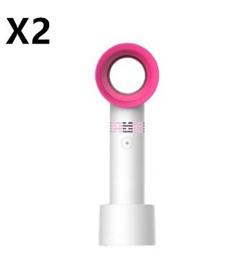 Portable Bladeless Fan - USB Charging - Trend VibePortable Bladeless Fan - USB ChargingCJ dropshipping supplier0White 2PCS