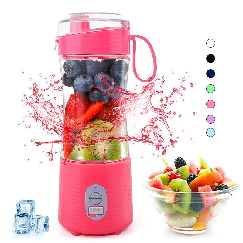 Portable Blender For Shakes And Smoothies Personal Size Single Serve Travel Fruit Juicer Mixer Cup With Rechargeable USB - Trend VibePortable Blender For Shakes And Smoothies Personal Size Single Serve Travel Fruit Juicer Mixer Cup With Rechargeable USBCJ dropshipping supplier01 SetBlue