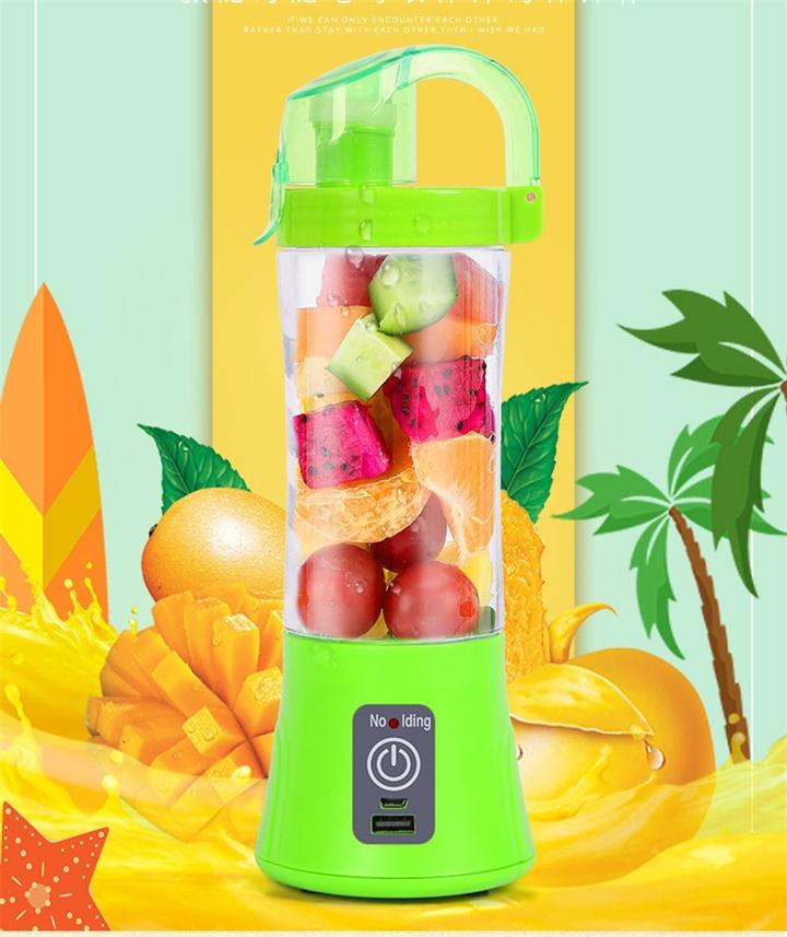 Portable Electric Fruit Juicer Handheld Smoothie Maker Blender USB Rechargeable Mini Juice Cup - Trend VibePortable Electric Fruit Juicer Handheld Smoothie Maker Blender USB Rechargeable Mini Juice CupCJ dropshipping supplier0Blue