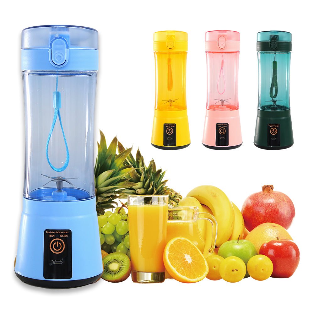 Portable Electric Fruit Juicer Wireless USB Rechargeable Mini Mixer Multifunction Summer Smoothie Blender Machine Kitchen Supplies - Trend VibePortable Electric Fruit Juicer Wireless USB Rechargeable Mini Mixer Multifunction Summer Smoothie Blender Machine Kitchen SuppliesCJ dropshipping supplier0USBPink