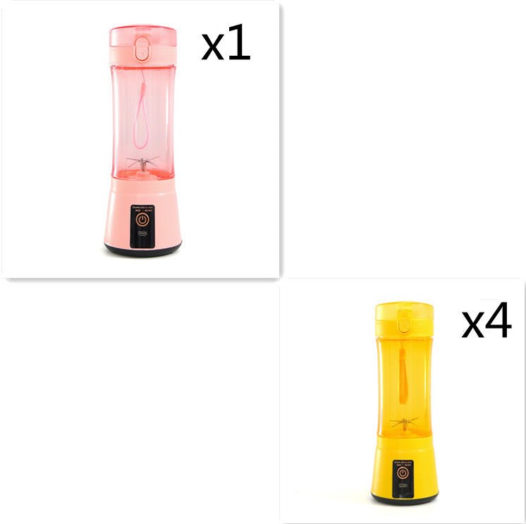 Portable Electric Fruit Juicer Wireless USB Rechargeable Mini Mixer Multifunction Summer Smoothie Blender Machine Kitchen Supplies - Trend VibePortable Electric Fruit Juicer Wireless USB Rechargeable Mini Mixer Multifunction Summer Smoothie Blender Machine Kitchen SuppliesCJ dropshipping supplier0USBSet7