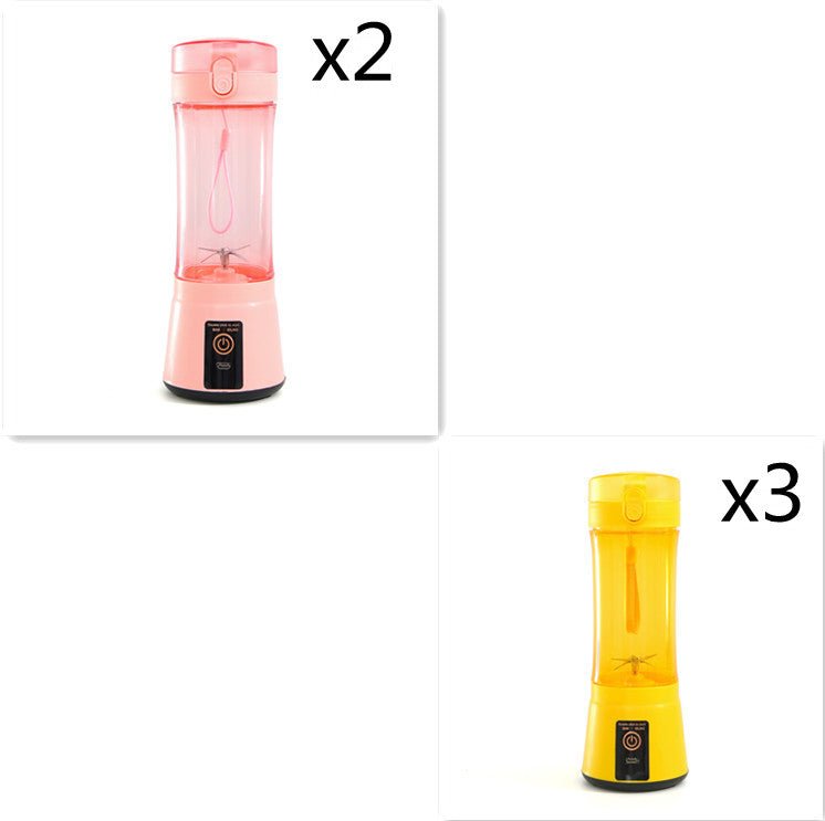 Portable Electric Fruit Juicer Wireless USB Rechargeable Mini Mixer Multifunction Summer Smoothie Blender Machine Kitchen Supplies - Trend VibePortable Electric Fruit Juicer Wireless USB Rechargeable Mini Mixer Multifunction Summer Smoothie Blender Machine Kitchen SuppliesCJ dropshipping supplier0USBSet12