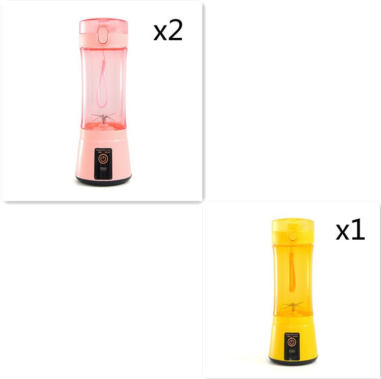 Portable Electric Fruit Juicer Wireless USB Rechargeable Mini Mixer Multifunction Summer Smoothie Blender Machine Kitchen Supplies - Trend VibePortable Electric Fruit Juicer Wireless USB Rechargeable Mini Mixer Multifunction Summer Smoothie Blender Machine Kitchen SuppliesCJ dropshipping supplier0USBSet56