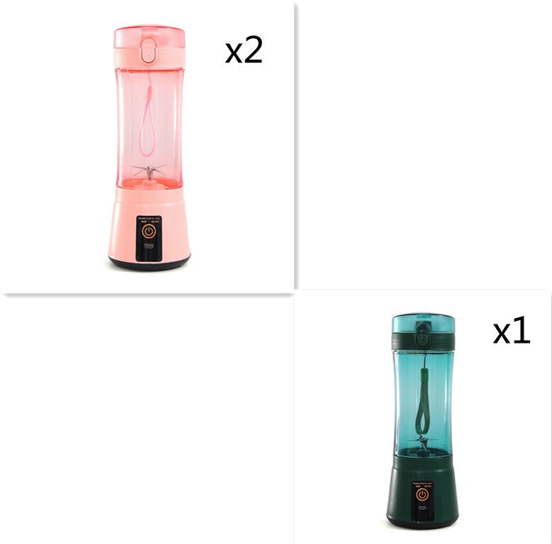 Portable Electric Fruit Juicer Wireless USB Rechargeable Mini Mixer Multifunction Summer Smoothie Blender Machine Kitchen Supplies - Trend VibePortable Electric Fruit Juicer Wireless USB Rechargeable Mini Mixer Multifunction Summer Smoothie Blender Machine Kitchen SuppliesCJ dropshipping supplier0USBSet62