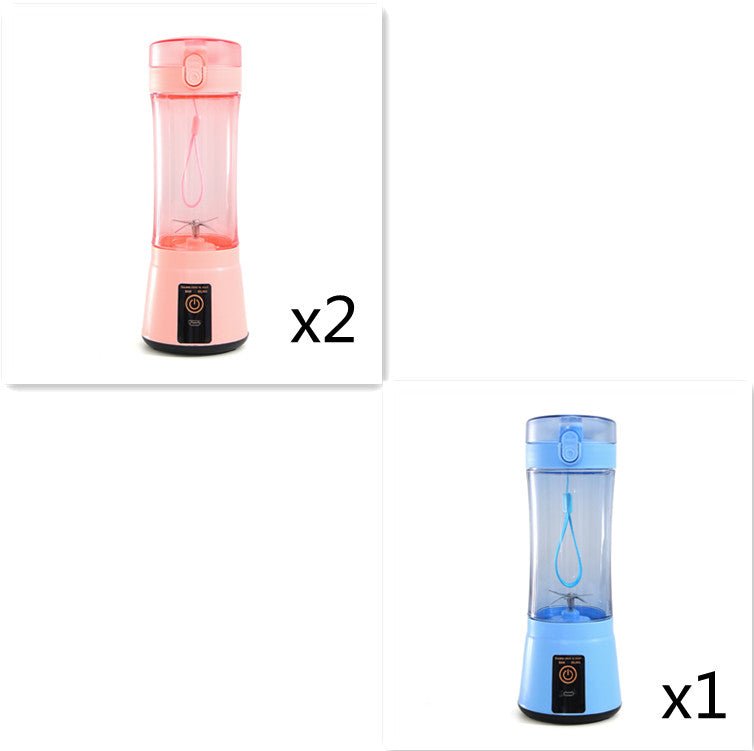 Portable Electric Fruit Juicer Wireless USB Rechargeable Mini Mixer Multifunction Summer Smoothie Blender Machine Kitchen Supplies - Trend VibePortable Electric Fruit Juicer Wireless USB Rechargeable Mini Mixer Multifunction Summer Smoothie Blender Machine Kitchen SuppliesCJ dropshipping supplier0USBSet67