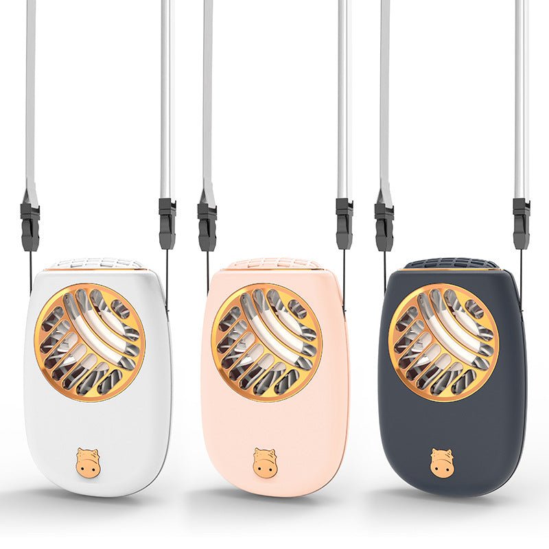 Portable Neck Fan Handheld Mini Fan Electric Bladeless Fan - Trend VibePortable Neck Fan Handheld Mini Fan Electric Bladeless FanCJ dropshipping supplier0USBWhite